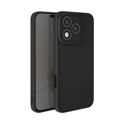 Funda De Gel De Silicona Huawei Honor 400 Lite Negro Con Protector De Cámara