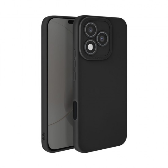 Funda De Gel De Silicona Huawei Honor 400 Lite Negro Con Protector De Cámara Funda De Gel De Silicona Huawei Honor 400 Lite Negro Con Protector De Cámara
