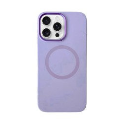 Capa Silicone Apple Iphone 16 Pro Max Lilás Magsafe