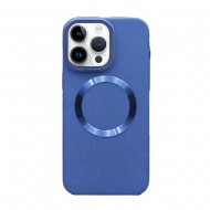 Apple Iphone 14 Pro Max Dark Blue Metallic Hard Silicone Case