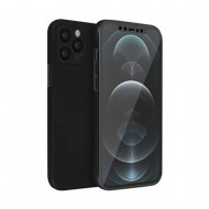 Capa Silicone Apple Iphone 11 Pro Max Preto Com Protetor De Câmera