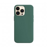 Capa Silicone Apple Iphone 13 Pro Max Verde Escuro
