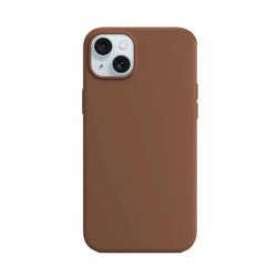 Funda De Silicona Apple Iphone 15 Castaño