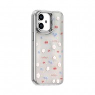 Funda De Silicona Dura Xiaomi Redmi 14C Transparente Lucky Con Soporte