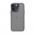 Capa Silicone Gel Bumper Apple Iphone 15 Pro Max Preto Com Protetor De Câmera Elektro