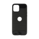 Funda De Gel De Silicona Carbon Apple Iphone 12 Pro Max Negro Funda De Gel De Silicona Carbon Apple Iphone 12 Pro Max Negro