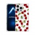 Capa Silicone Tpu Apple Iphone 16 Pro Max Transparente Cereja Magsafe