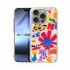 Capa Silicone Tpu Apple Iphone 16 Pro Max Transparente Flor