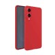 Capa Silicone Samsung Galaxy S25 Edge Vermelho Com Protetor De Câmera Capa Silicone Samsung Galaxy S25 Edge Vermelho Com Protetor De Câmera