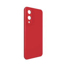 Capa Silicone Samsung Galaxy S25 Edge Vermelho Com Protetor De Câmera