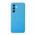 Capa Silicone Samsung Galaxy S24 Fe Azul Claro Com Protetor De Câmera