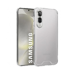 Capa Silicone Dura Anti-Choque Samsung Galaxy S25 Edge Transparente