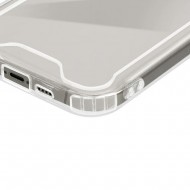 Capa Silicone Dura Anti-Choque Samsung Galaxy S24 Fe Transparente