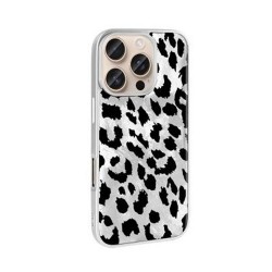 Capa Silicone Tpu Xiaomi Redmi 14c Cinza Leopardo Metalizada