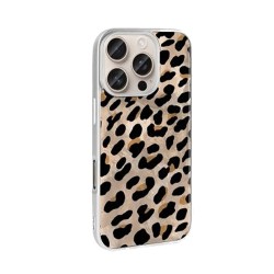 Capa Silicone Tpu Samsung Galaxy A56 Amarelo Leopardo Metalizada