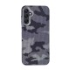 Capa Silicone Tpu Samsung Galaxy A16 Cinza Camuflagem