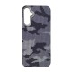 Capa Silicone Tpu Samsung Galaxy A16 Cinza Camuflagem