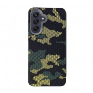 Capa Silicone Tpu Samsung Galaxy A56 Verde Camuflagem