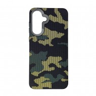 Capa Silicone Tpu Samsung Galaxy A56 Verde Camuflagem