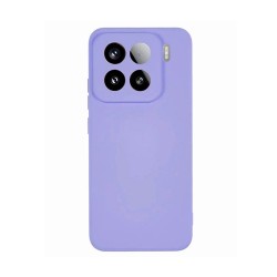 Xiaomi 15 Lilac Silicone Gel Case With Camera Protector