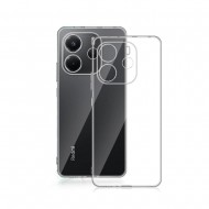 Xiaomi Redmi Note 14 Transparent Silicone Gel Case With Camera Protector