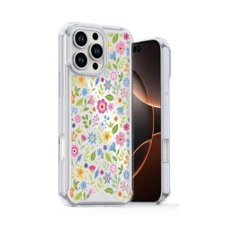 Capa Silicone Anti-Choque Xiaomi Redmi 14c Transparente Flor D2