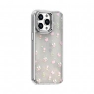 Capa Silicone Dura Xiaomi Redmi 14c Transparente Borboletas