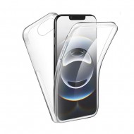 Apple Iphone 16e Transparent 360° Hard Silicone Case