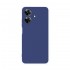 Capa Silicone Realme Note 60 Azul Escuro Com Protetor De Câmera
