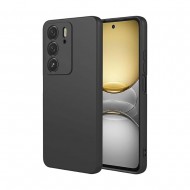 Realme C75 Black Silicone Gel Case With 3D Camera Protector
