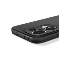 Capa Silicone Oppo Reno13 Pro Preto Com Protetor De Câmera