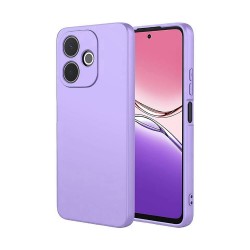 Capa Silicone Gel Oppo A40 Lilás Com Protetor De Câmera
