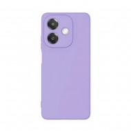 Oppo A40 Lilac Silicone Gel Case With Camera Protector
