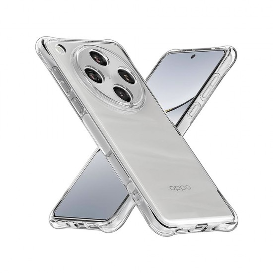 Oppo Find X8 Pro 5G Transparent Anti-shock Hard Silicone Case Oppo Find X8 Pro 5G Transparent Anti-shock Hard Silicone Case