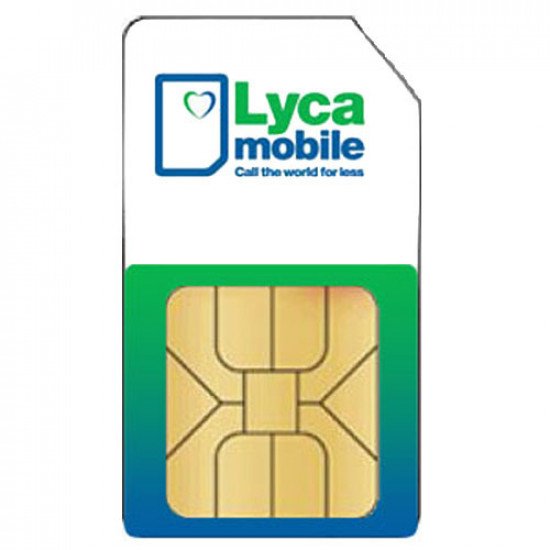 Lyca Sim Card With € 5 Balance