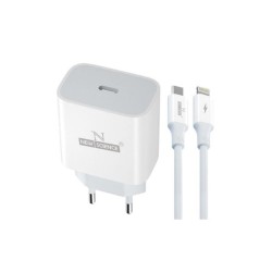 Cargador New Science SLD-T11 Blanco 20W-25W 5.0A Tipo C Para Iphone