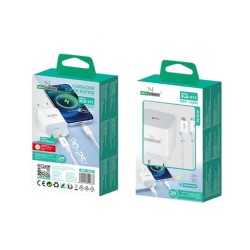 Cargador New Science SLD-T11 Blanco 20W-25W 5.0A Tipo C Para Iphone