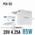 Carregador De Portátil Accetel Pca-122 Branco 85w 20v 4.25a Macbook