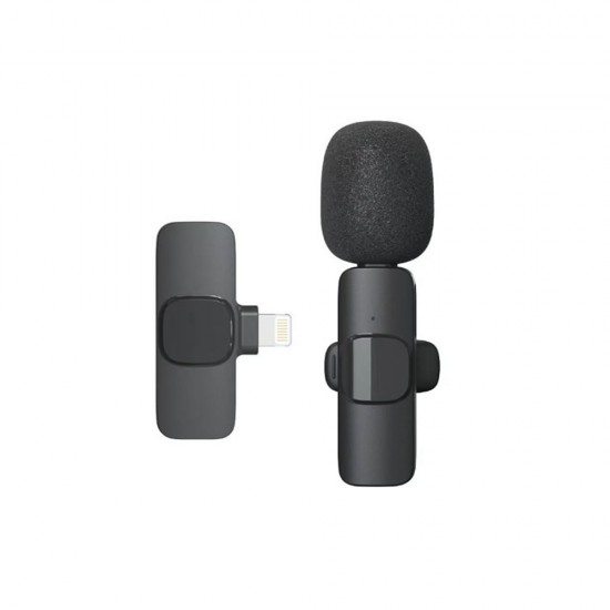 New Science WS-01 Black Wireless Microphone Lightning New Science WS-01 Black Wireless Microphone Lightning