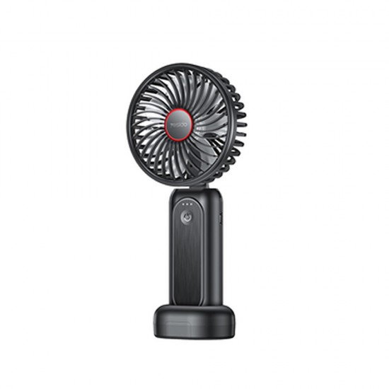 Ventilador Portátil Yesido YF10 Negro Plegable Con Power Bank 4000mAh Ventilador Portátil Yesido YF10 Negro Plegable Con Power Bank 4000mAh