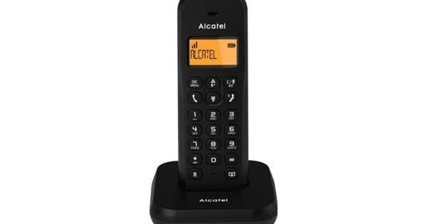 Alcatel C350 Dúo, Teléfono inalámbrico, color Negro