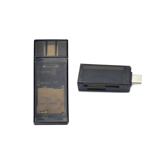 Leitor De Cartão New Science Dk-05 Preto Sd/Tf 2-In-1 Usb-A Leitor De Cartão New Science Dk-05 Preto Sd/Tf 2-In-1 Usb-A