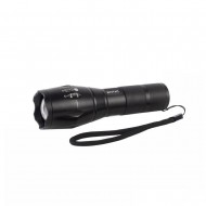 Lanterna Entac Efl-Zoom-Alu-Xhp Preto 10w 400lm Zoom Com Suporte Para Bicicleta