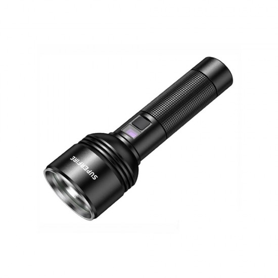 Lanterna Superfire D18 Preto 36w 3350lm Recarregável Lanterna Superfire D18 Preto 36w 3350lm Recarregável