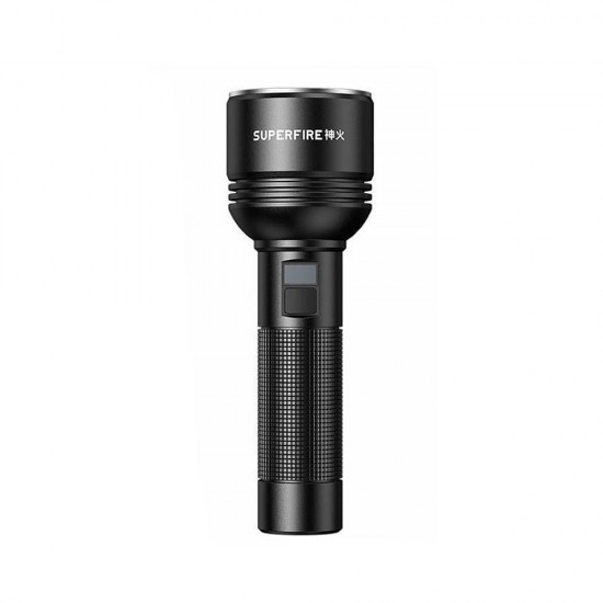 Lanterna Superfire D18 Preto 36w 3350lm Recarregável Lanterna Superfire D18 Preto 36w 3350lm Recarregável