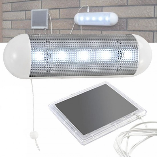 Luz LED De 5 LED Con Panel Solar Y Batería Luz LED De 5 LED Con Panel Solar Y Batería