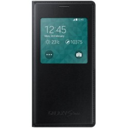 Funda Gel Ventana View Ef-Cg800bbegww Samsung Galaxy S5mini Sm-G800f Negro