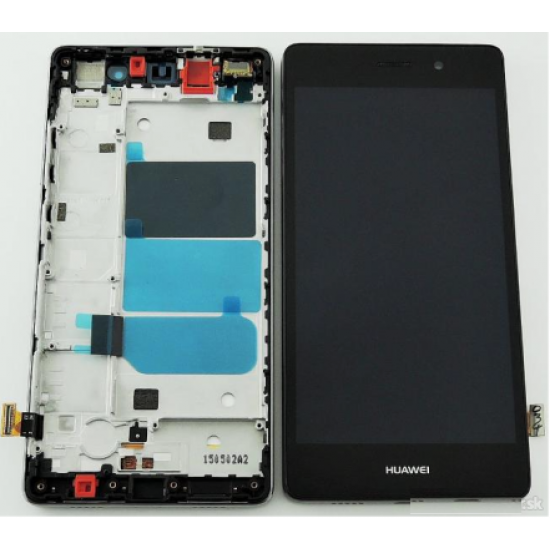 Touch+Lcd Com Frame Huawei P8 Preto