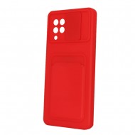 Samsung Galaxy A42 5g Silicone Camera Protector Case Red