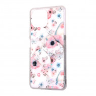 Silicone Case With Bling Design Glitter Xiaomi Mi 11 Lite Butterfly Design Flowers Posaro